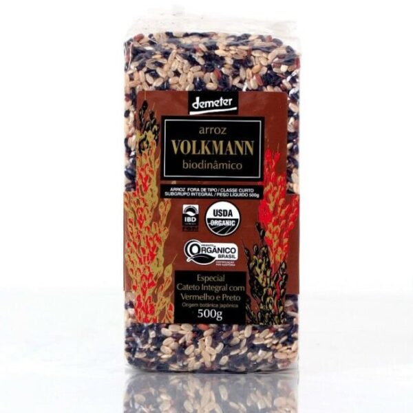 ARROZ ESPECIAL CATETO INTEGRAL COM VERMELHO E PRETO BIODINÂMICO VOLKMANN
